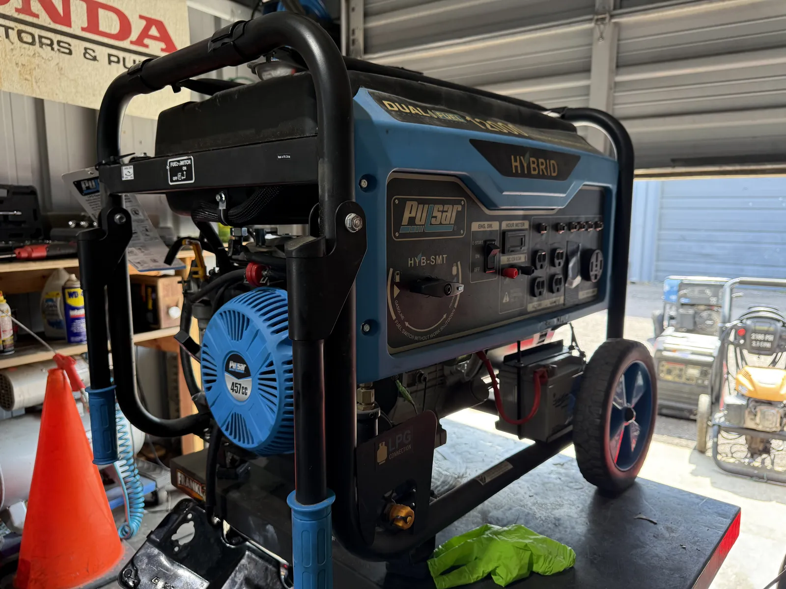 Pulsar dual-fuel hybrid generator service
