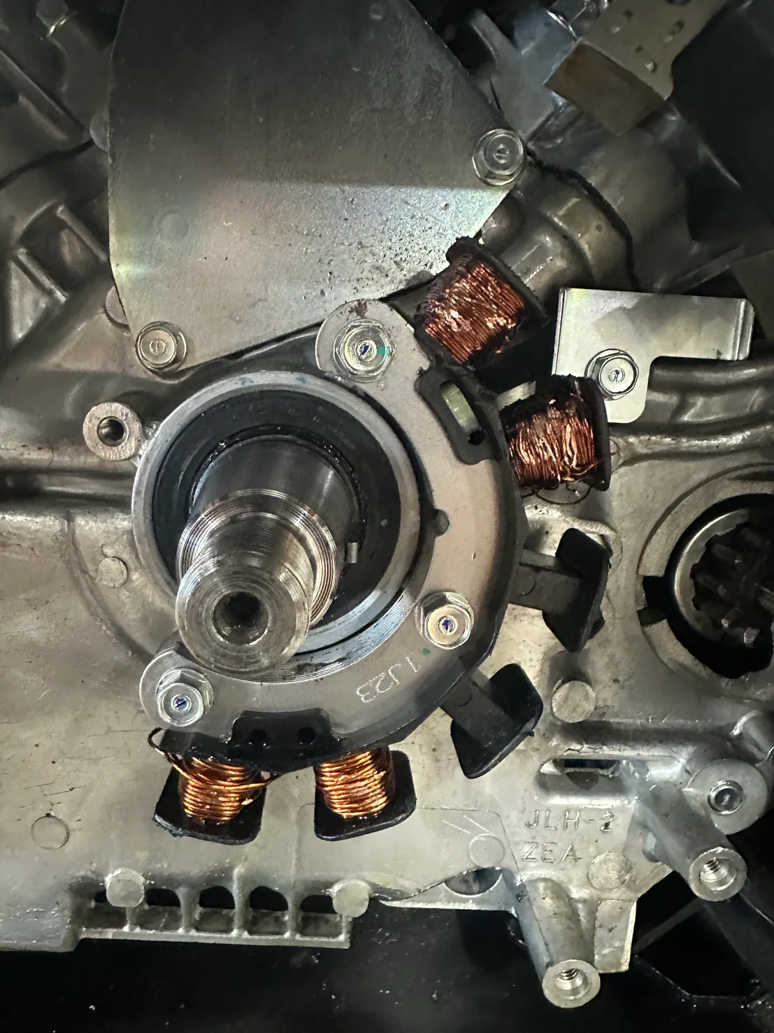 Stator coil inspection